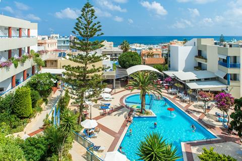 Boek je vakantie goedkoop naar Appartementen Ibiscos Garden in Rethymnon voor je zonvakantie naar Kreta