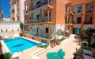 Boek je vakantie goedkoop naar Hotel Palmera Beach in Chersonissos voor je zonvakantie naar Kreta